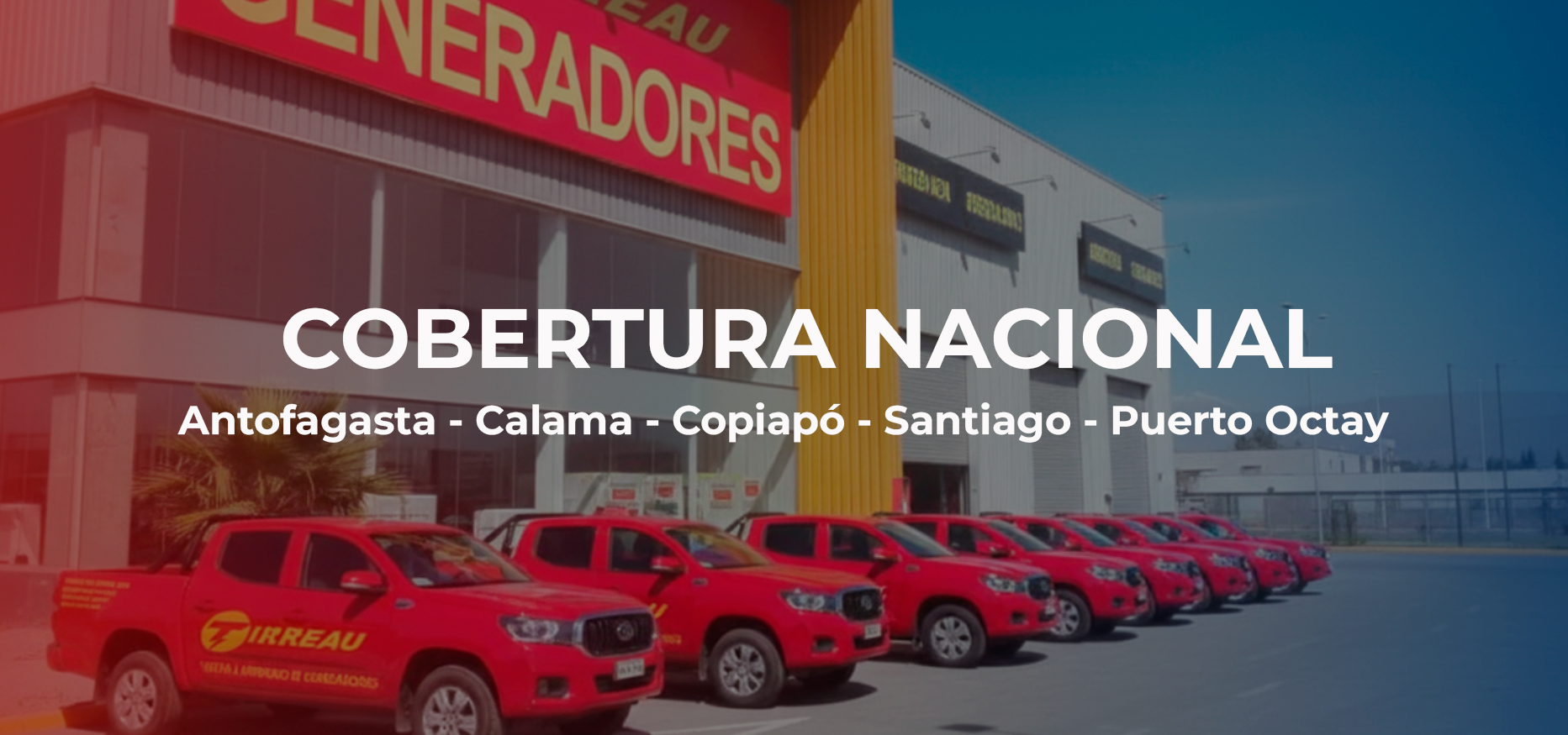 Generadores y equipos con cobertura nacional